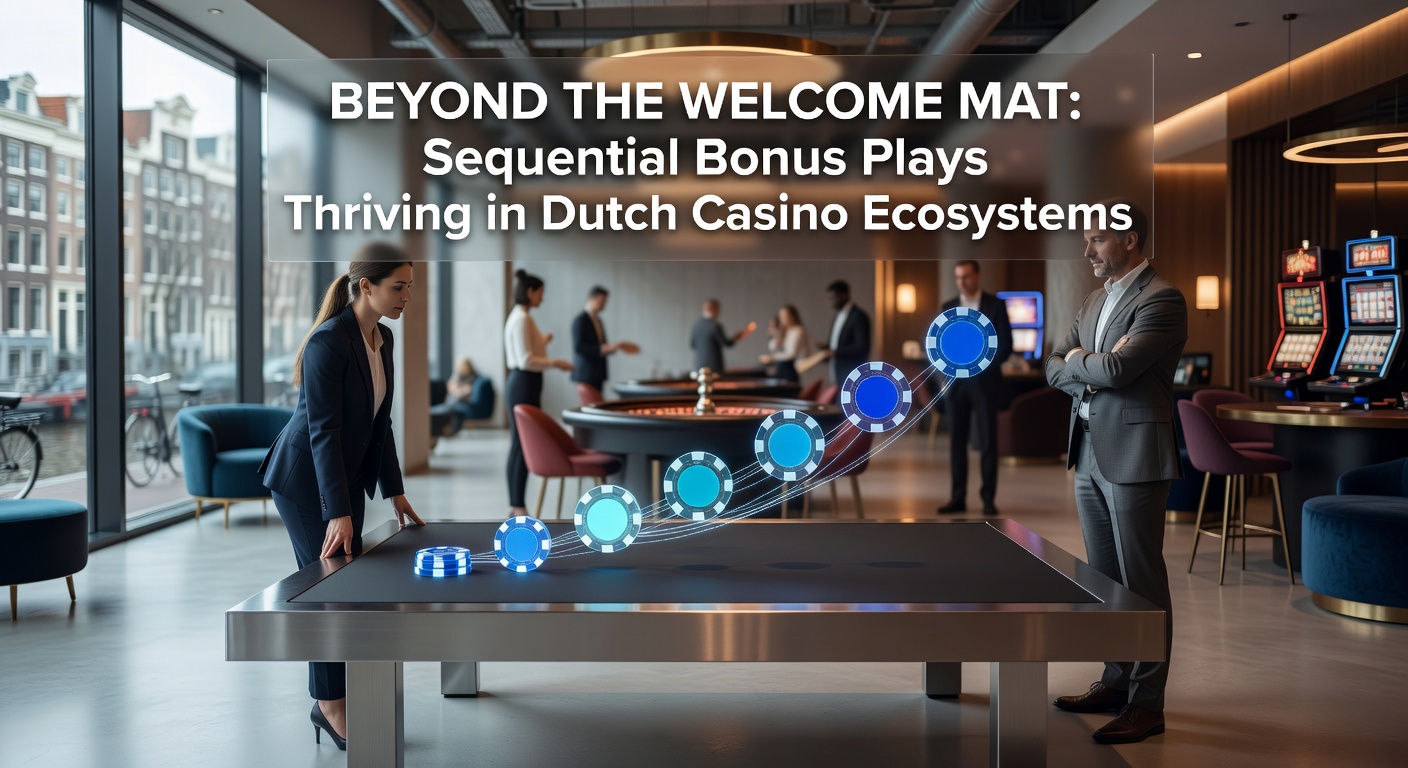 Grafiek met sequentiële bonusstructuren in Nederlandse online casino's, toonend groei in reload- en loyalty-programma's
