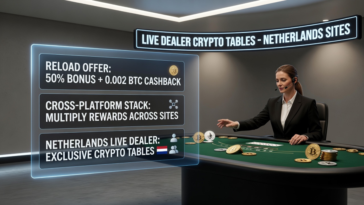 Cross-platform reload bonussen gecombineerd met live crypto dealer tafels op Nederlandse sites