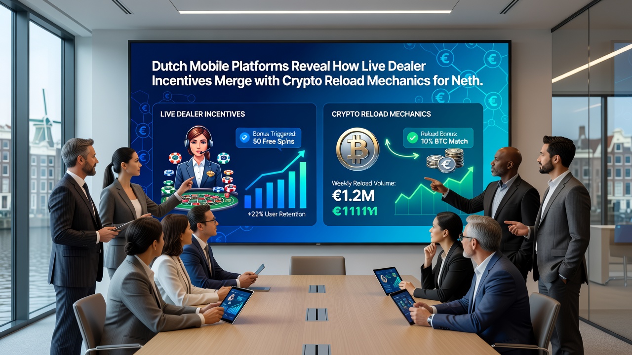 Crypto reload integratie met live dealer spellen op Nederlandse mobiele apps
