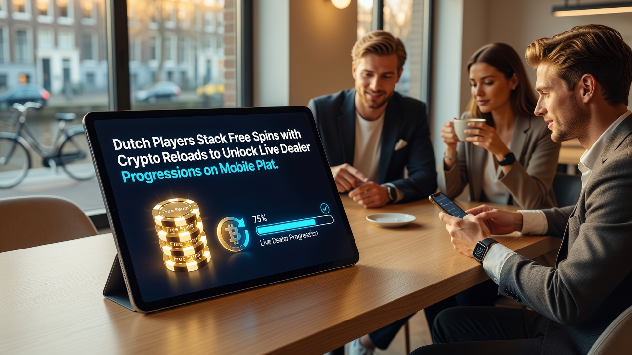 Live dealer progressie op mobiele schermen met crypto transacties