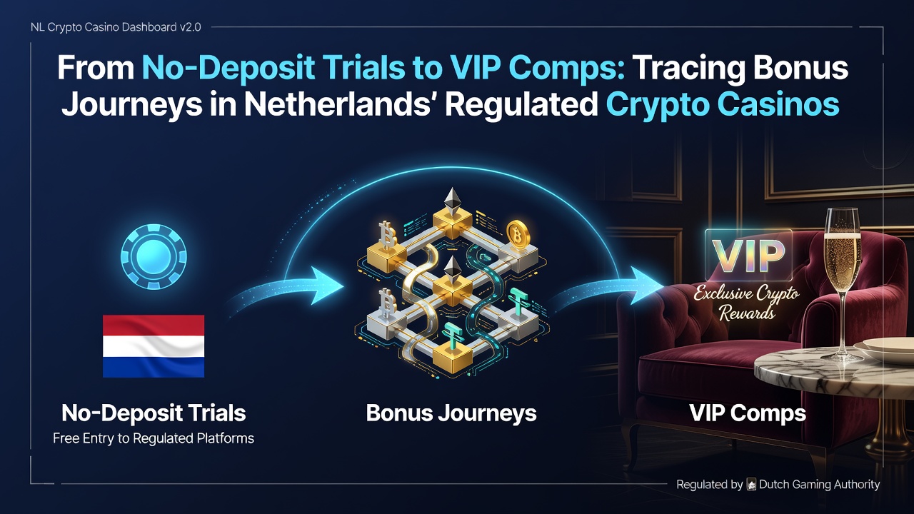 Grafiek die de progressie van bonussen toont in Nederlandse gereguleerde crypto casinos