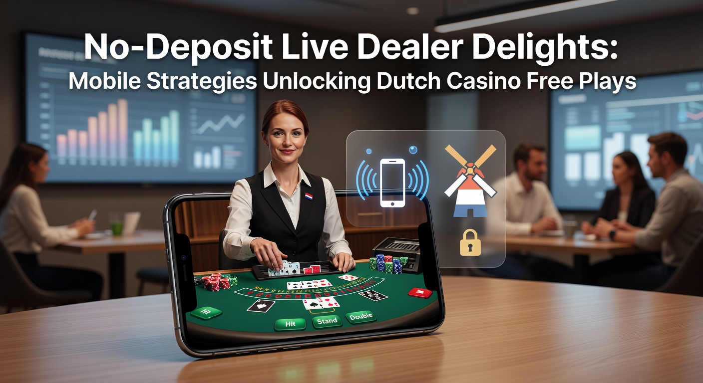 Grafiek met mobiele statistieken over no-deposit claims en live dealer populariteit in Nederland, met stijgende lijnen voor free play conversies