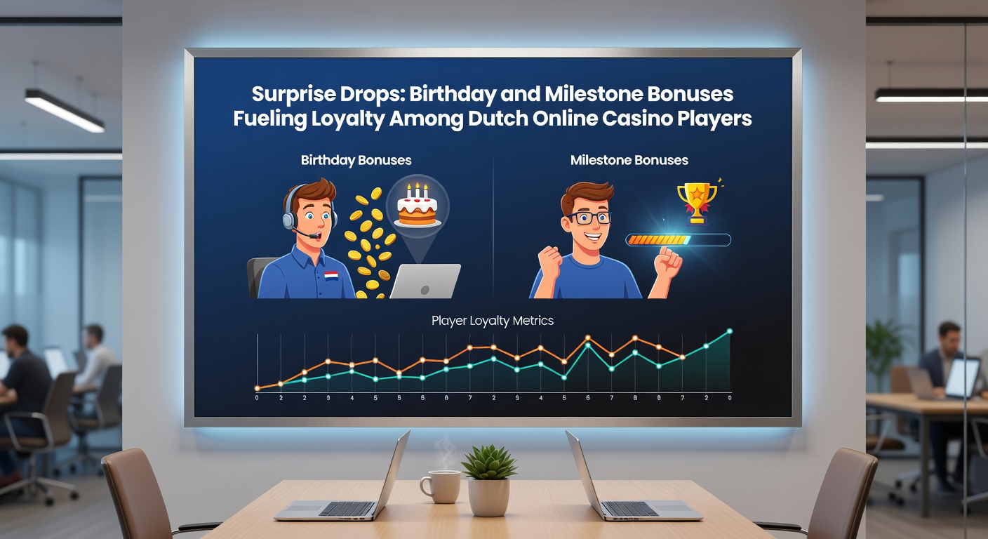 Grafiek toont stijging in spelersloyaliteit door mijlpaalbonussen in Nederlandse online casino's, met balken voor retentiepercentages